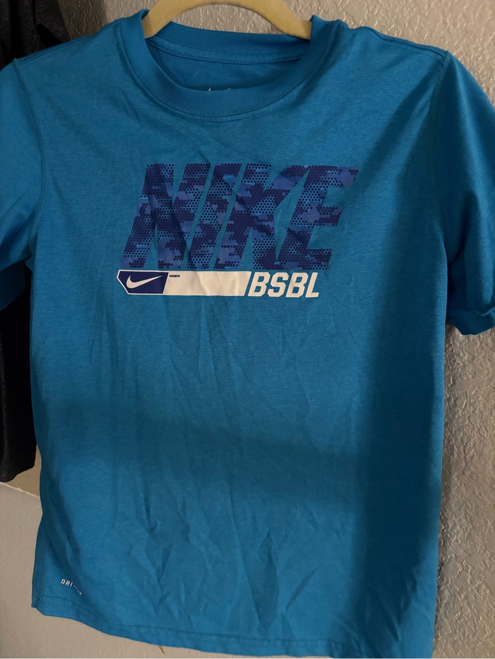 Nike Boys Blue Graphic BSBL Tee